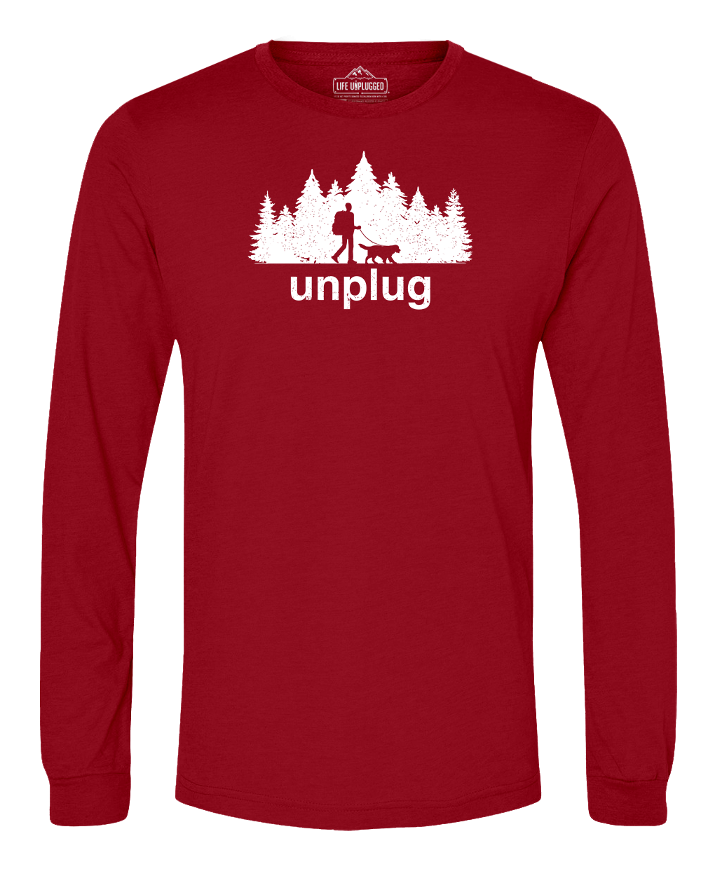 Dog Walks in the Woods Long Sleeve T-Shirt
