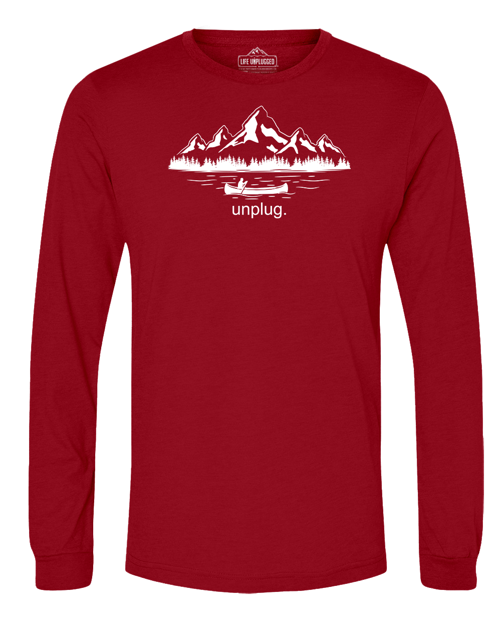 Canoeing in the Mountains Long Sleeve T-Shirt