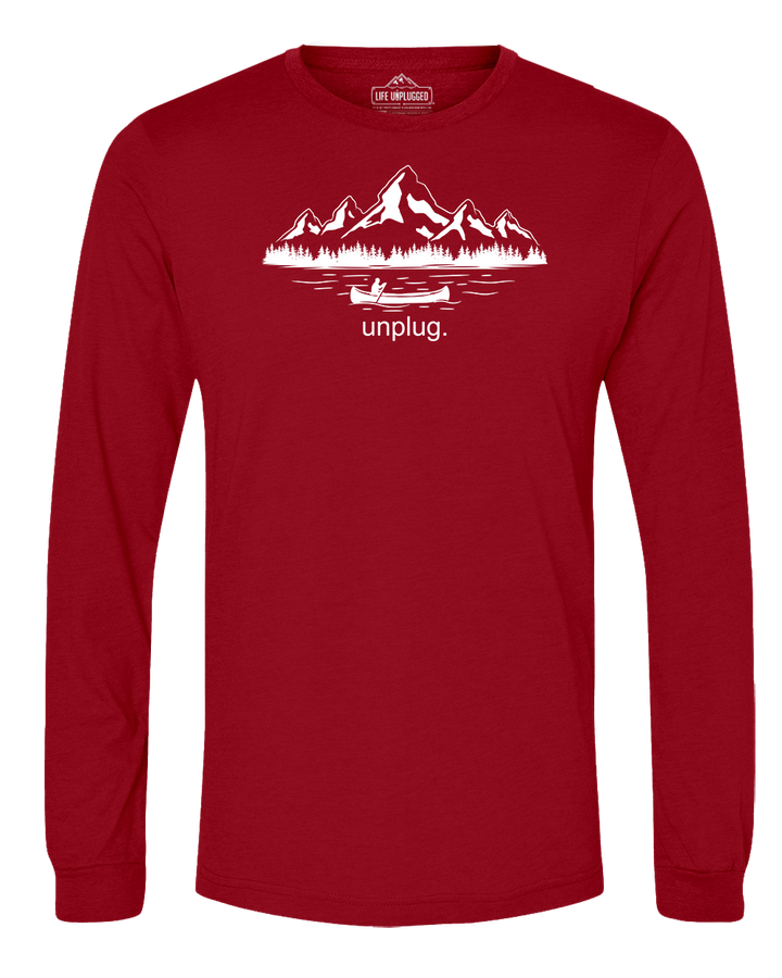 Canoeing in the Mountains Long Sleeve T-Shirt