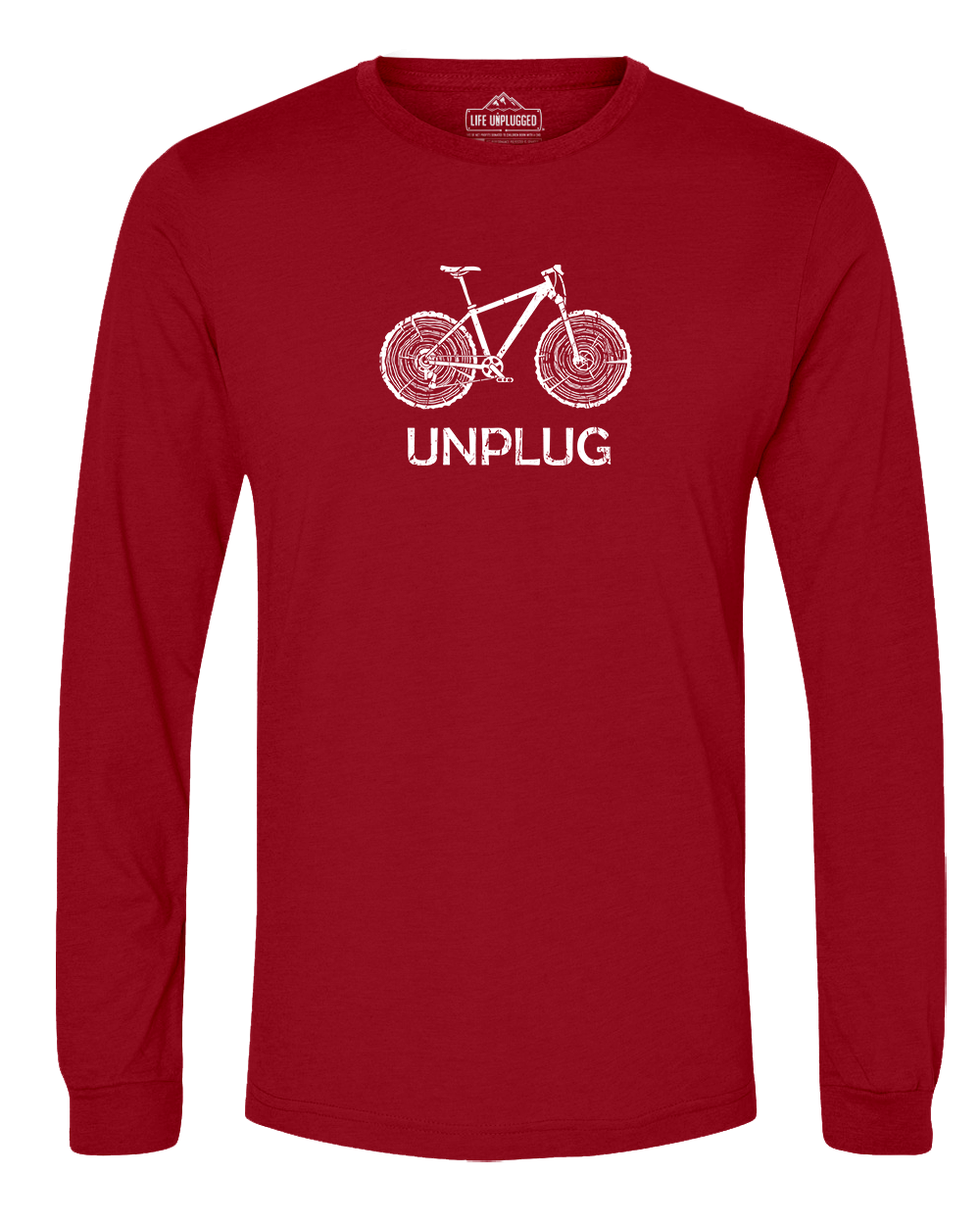 MOUNTAIN BIKE TREE STUMPS Long Sleeve T-Shirt