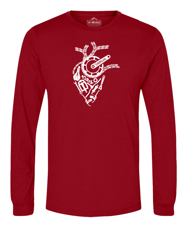 Anatomical Heart (Bicycle Parts) Long Sleeve T-Shirt