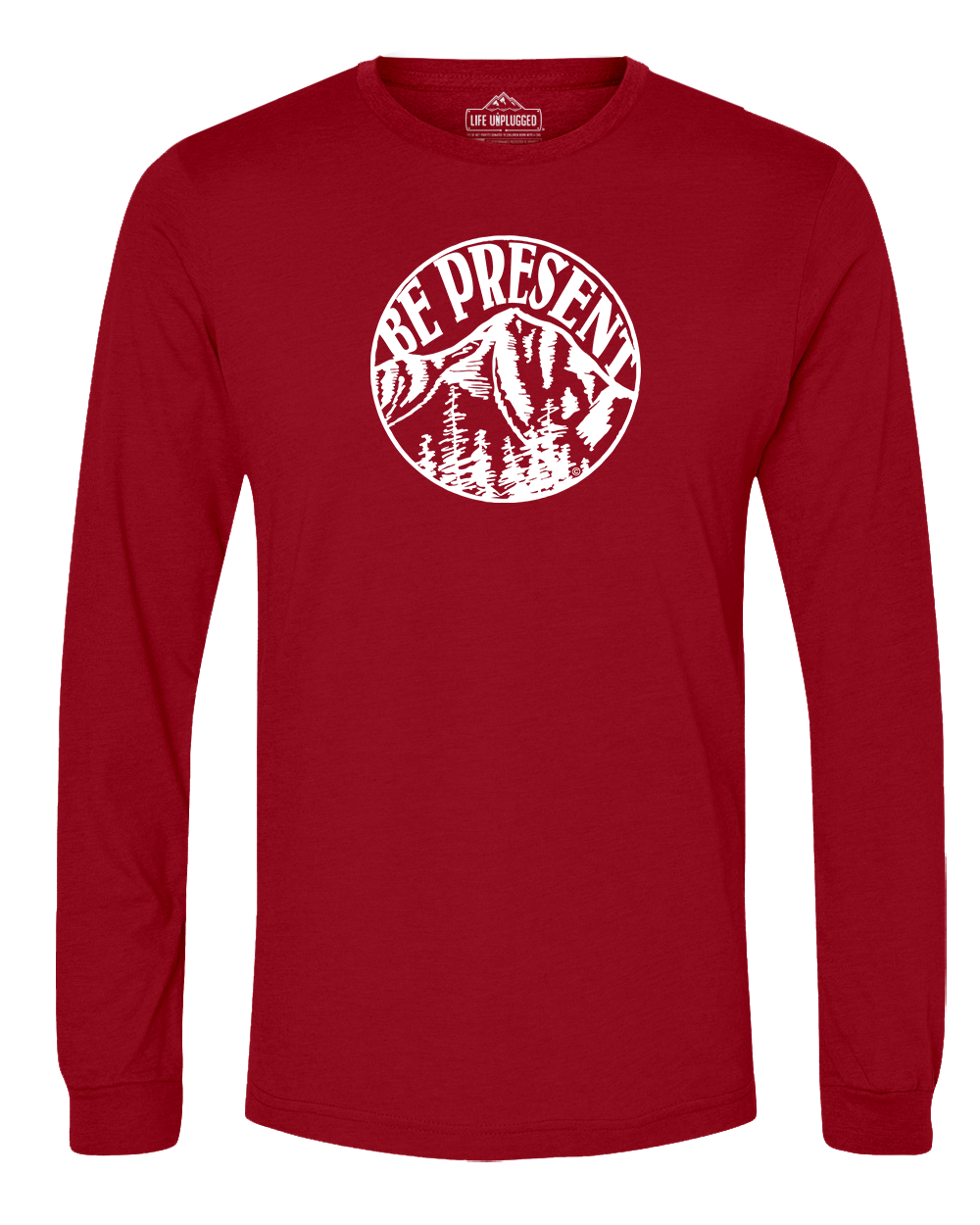Be Present Mountain Long Sleeve T-Shirt