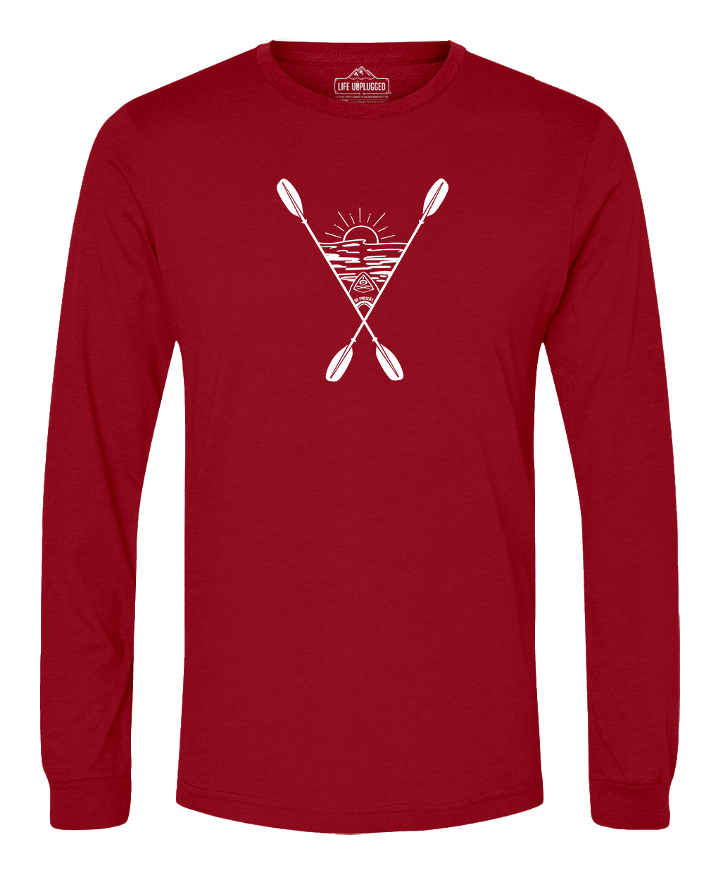 Kayaking Into The Sunset Long Sleeve T-Shirt