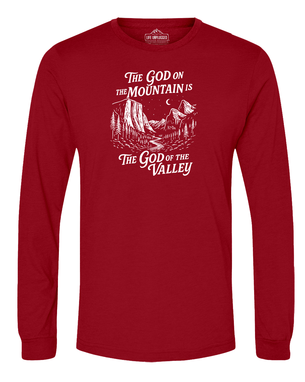 God On The Mountain Long Sleeve T-Shirt