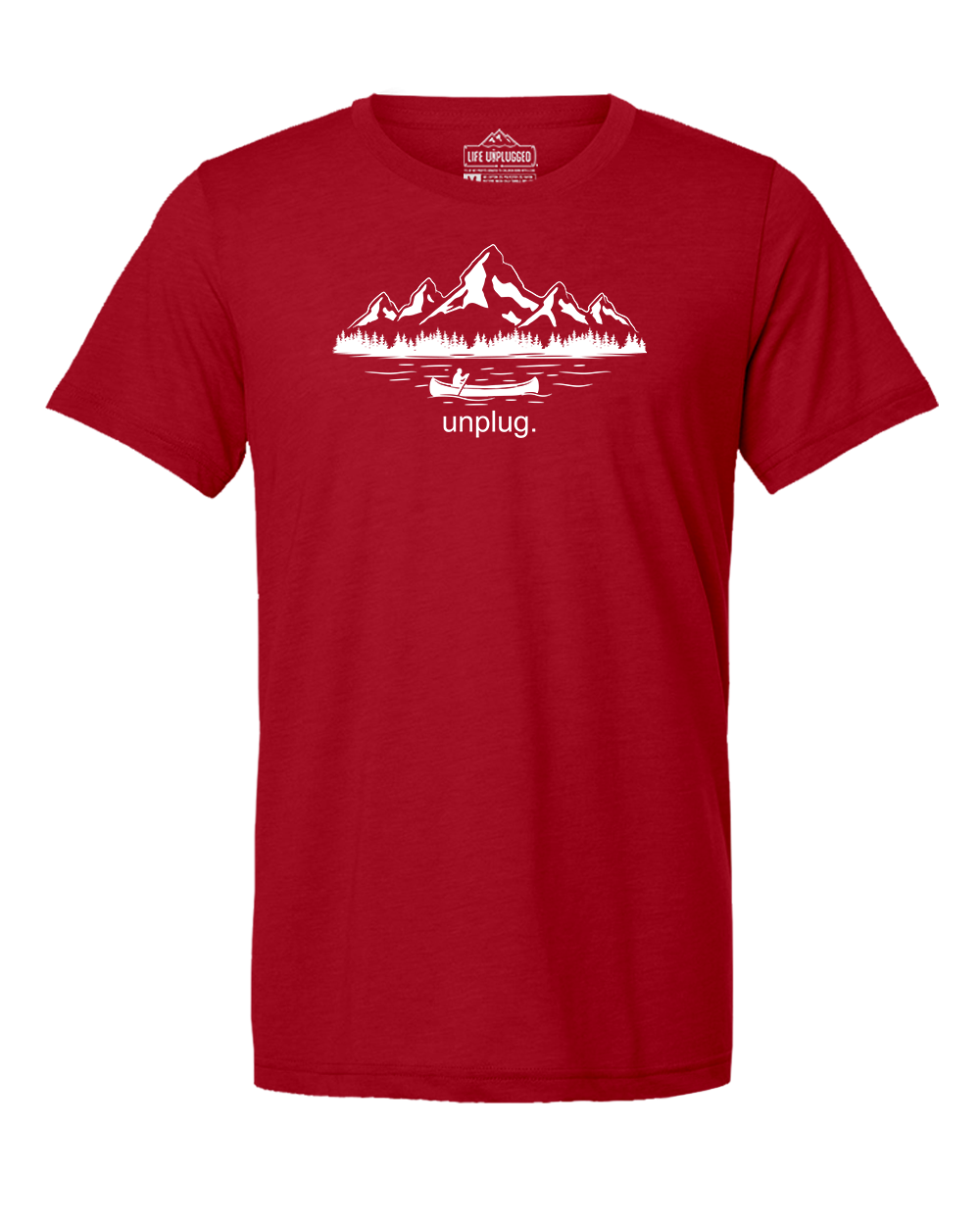 Canoeing in the Mountains Triblend T-Shirt