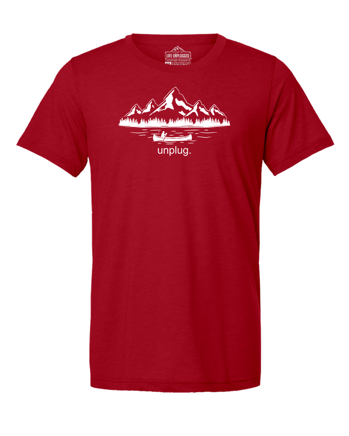 Canoeing in the Mountains Triblend T-Shirt