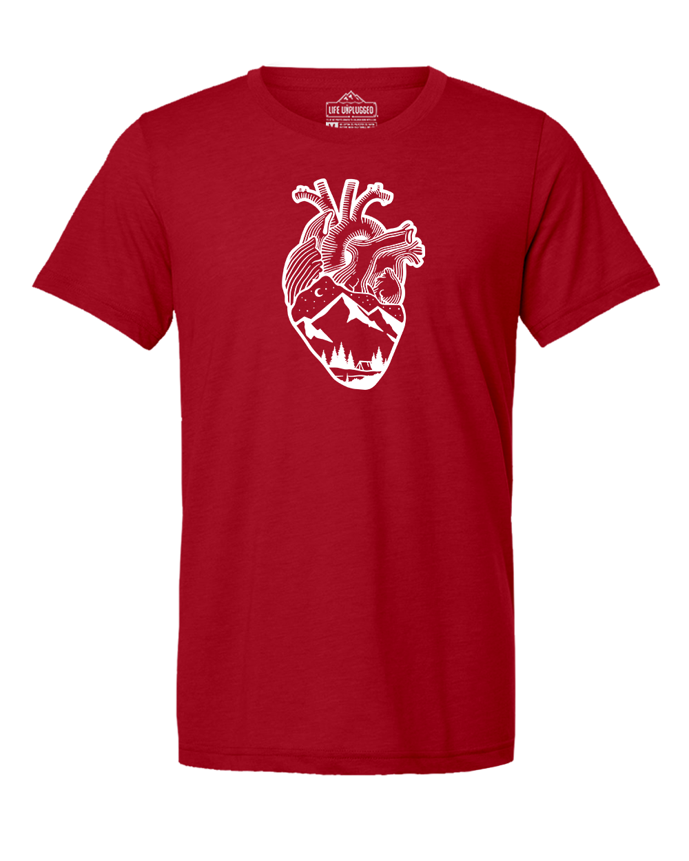 Anatomical Heart (Full Chest) Triblend T-Shirt
