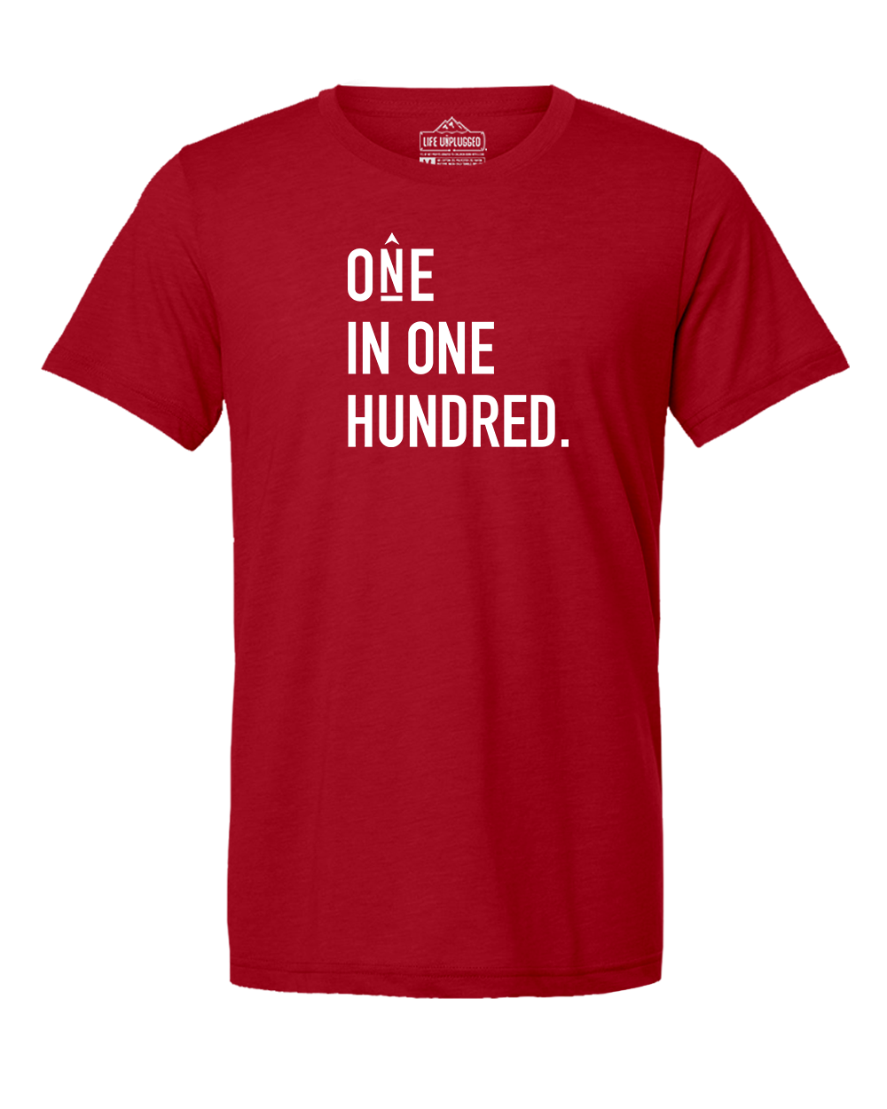 One in One Hundred Stacked Triblend T-Shirt