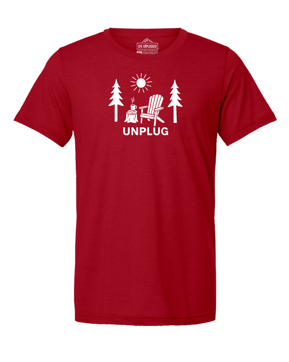 READING IN THE WOODS Triblend T-Shirt