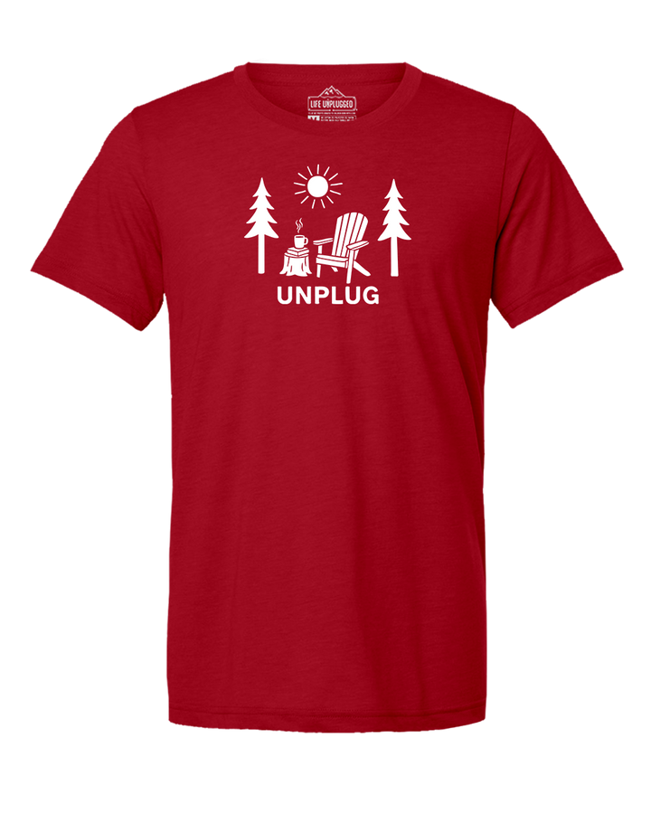 READING IN THE WOODS Triblend T-Shirt