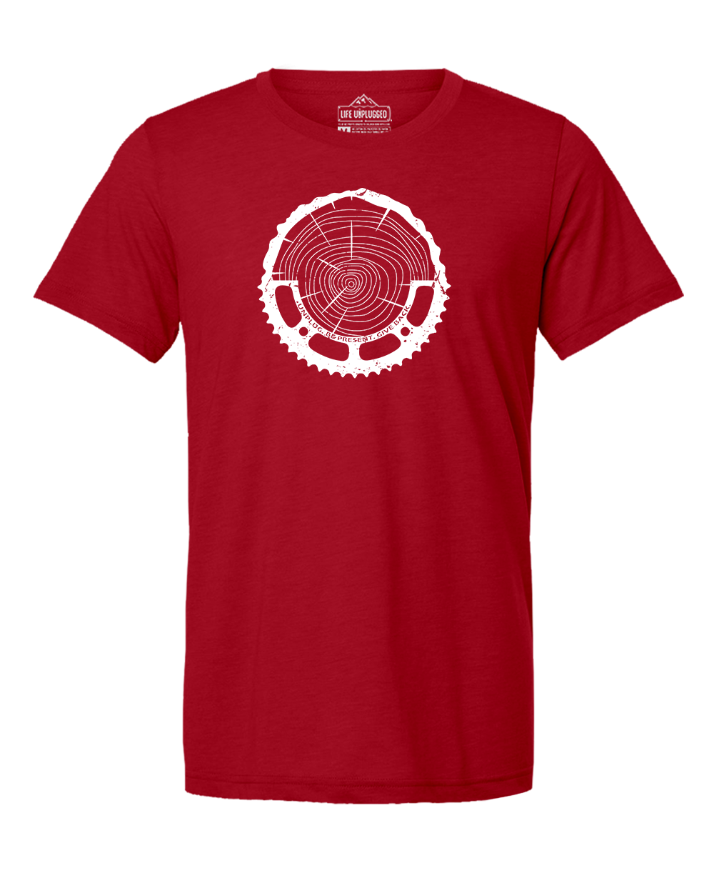 Tree Rings Chainring Triblend T-Shirt