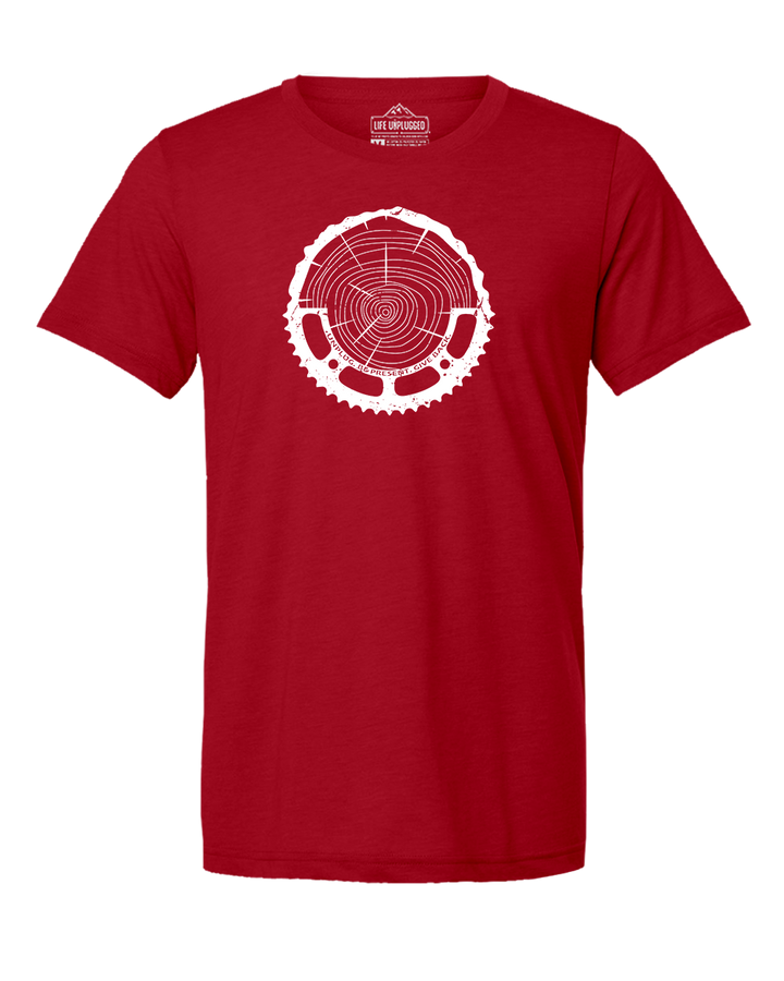 Tree Rings Chainring Triblend T-Shirt