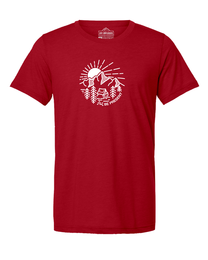 MOUNTAIN SUNSET Triblend T-Shirt