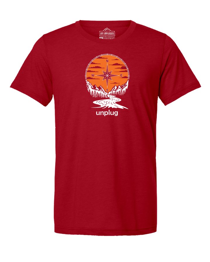 Compass Sunset Triblend T-Shirt