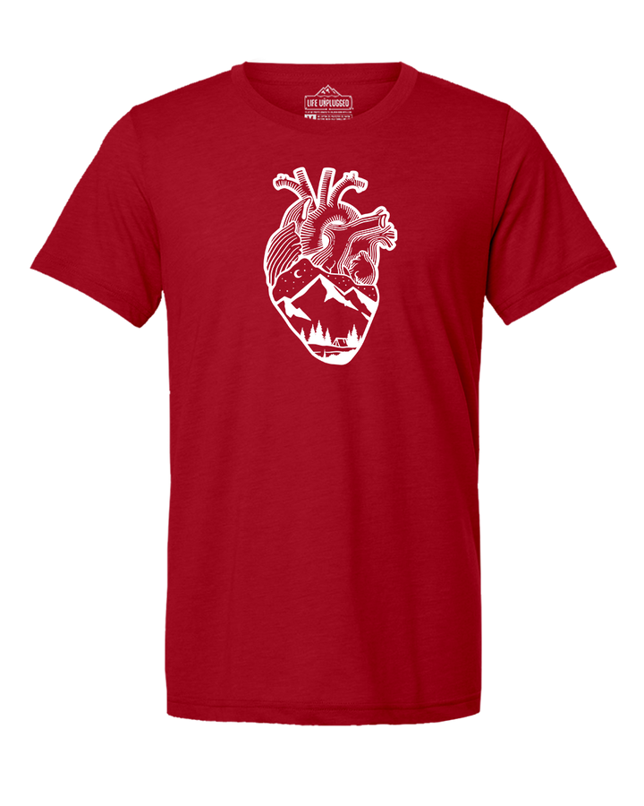 Anatomical Heart (Full Chest) Triblend T-Shirt