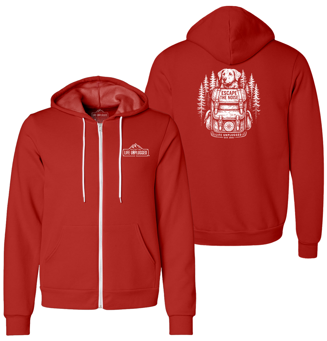 Paws and Pines Supersoft Midweight Zip Up Hoodie