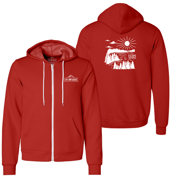 LAKE LOVE Supersoft Midweight Zip Up Hoodie