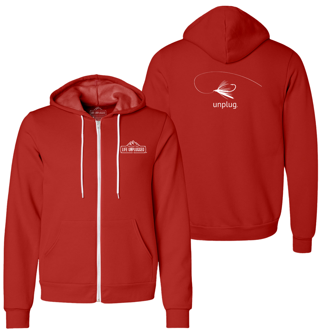 FLY FISHING Supersoft Midweight Zip Up Hoodie