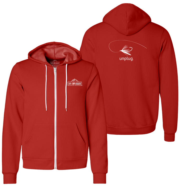 FLY FISHING Supersoft Midweight Zip Up Hoodie