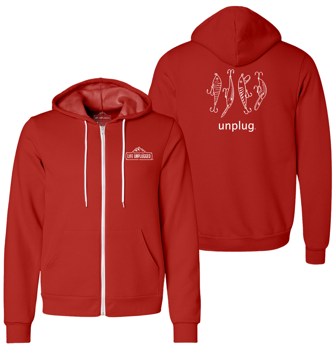 FISHING LURES Supersoft Midweight Zip Up Hoodie