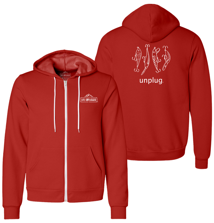 FISHING LURES Supersoft Midweight Zip Up Hoodie