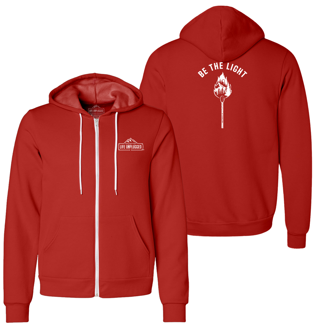Be The Light Supersoft Midweight Zip Up Hoodie
