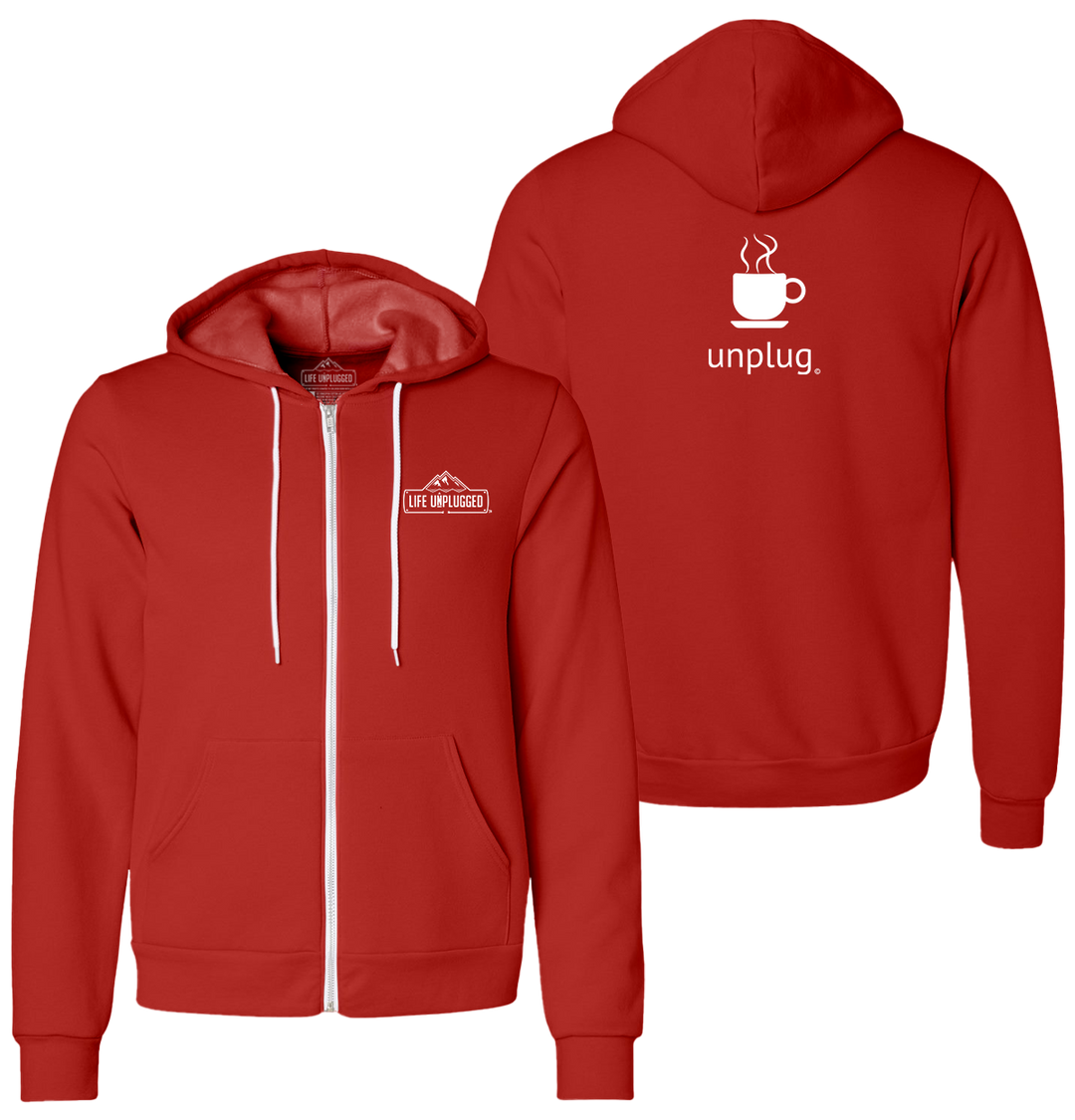 COFFEE Supersoft Midweight Zip Up Hoodie