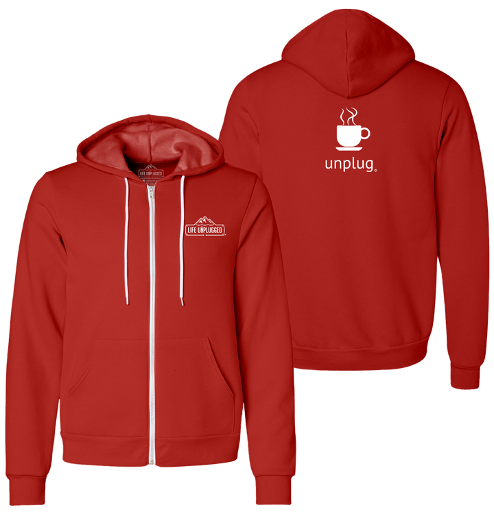 COFFEE Supersoft Midweight Zip Up Hoodie