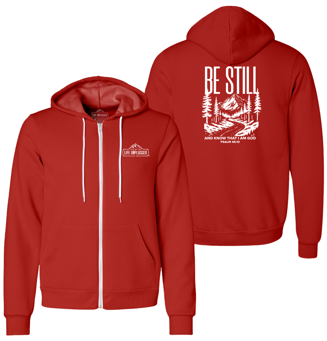 Be Still and Know Supersoft Midweight Zip Up Hoodie