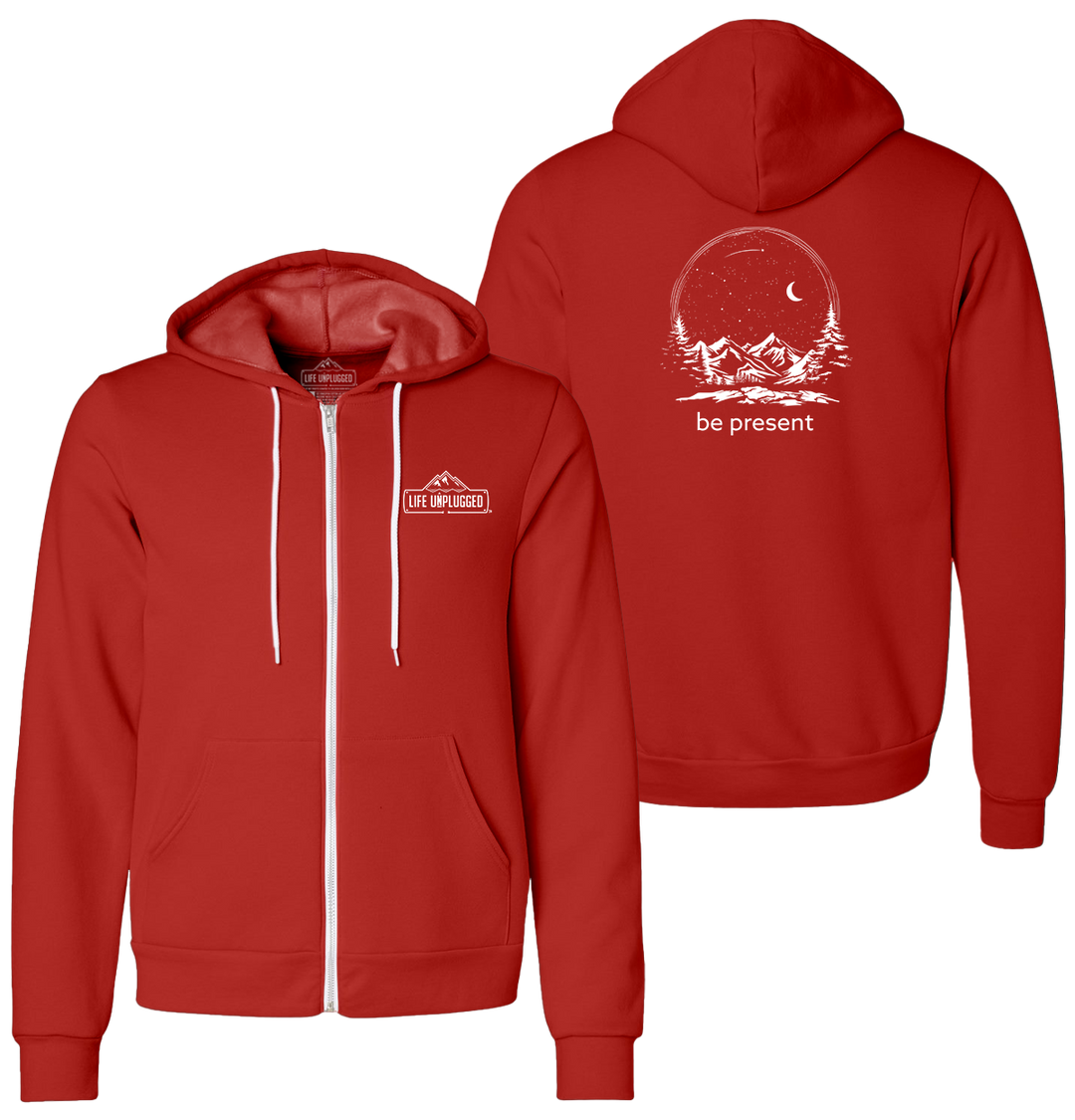 STARRY NIGHT SKY Supersoft Midweight Zip Up Hoodie