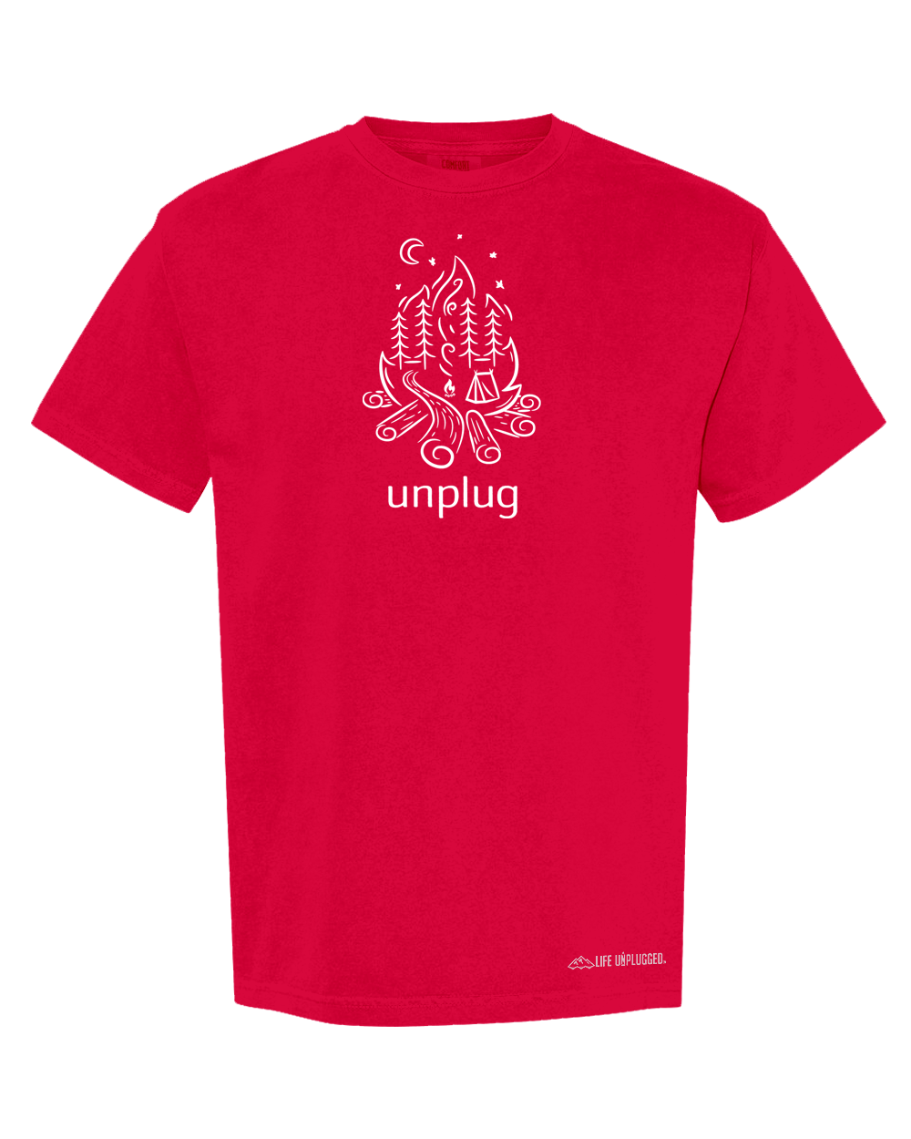CAMPFIRE CAMPING SCENE Cotton T-Shirt powered by Comfort Colors®