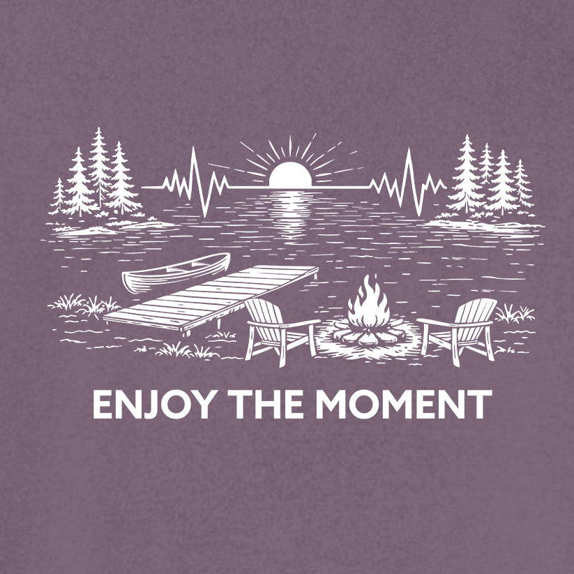 ENJOY THE MOMENT (LAKE SCENE) Cotton T-Shirt powered by Comfort Colors®