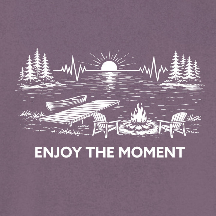 ENJOY THE MOMENT (LAKE SCENE) Cotton T-Shirt powered by Comfort Colors®