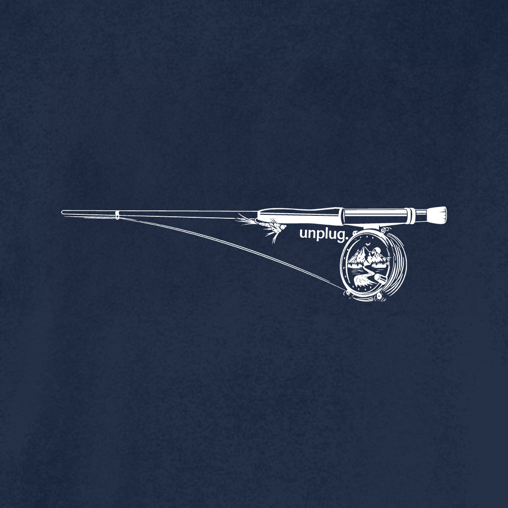 FLY FISHING MOUNTAIN SCENE Cotton T-Shirt powered by Comfort Colors®