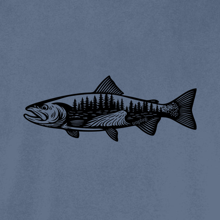 WOODLAND TROUT Cotton T-Shirt powered by Comfort Colors®