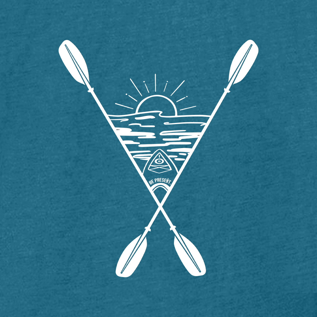 Kayaking Into The Sunset Women's T-Shirt