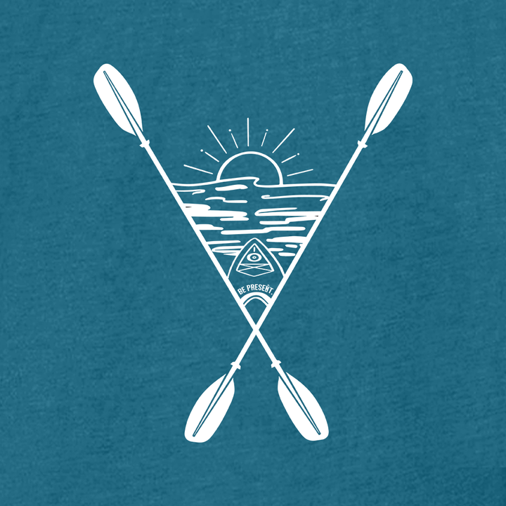 Kayaking Into The Sunset Women's T-Shirt