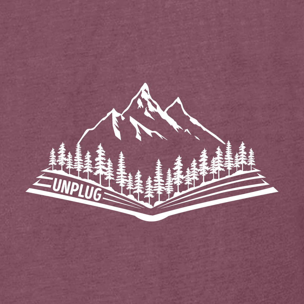 Open Book Mountain Scene Women's T-Shirt