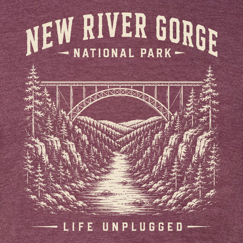 NEW RIVER GORGE NATIONAL PARK Triblend T-Shirt