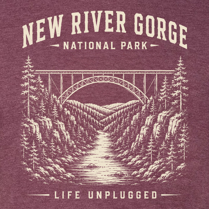 NEW RIVER GORGE NATIONAL PARK Triblend T-Shirt