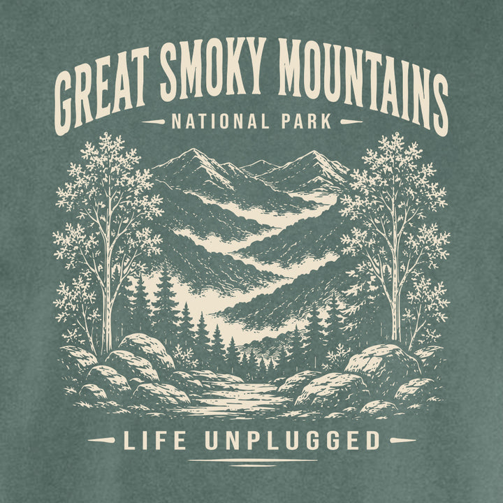 GREAT SMOKY MOUNTAINS NATIONAL PARK Cotton T-Shirt powered by Comfort Colors®