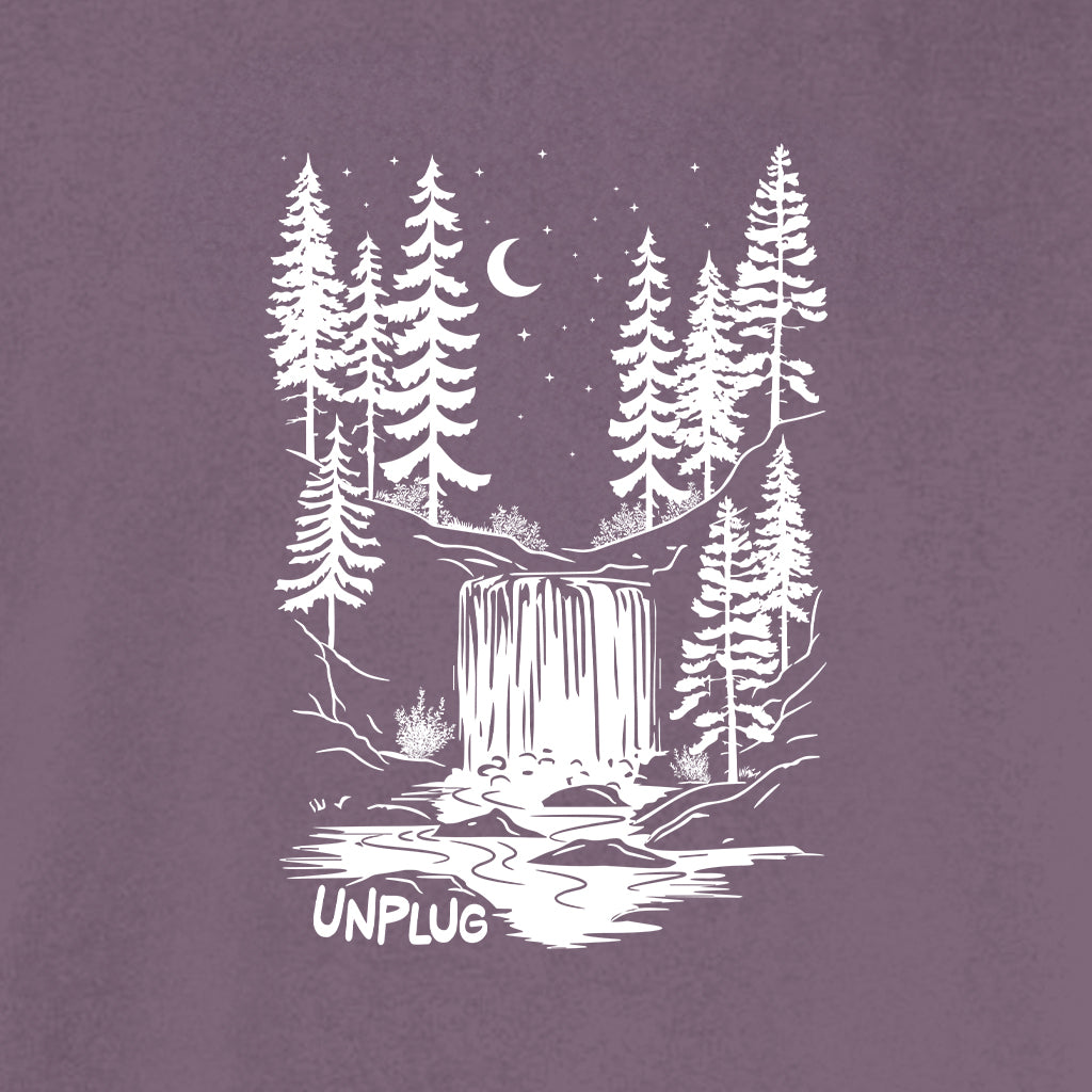 WATERFALL UNDER THE STARS Cotton T-Shirt powered by Comfort Colors®