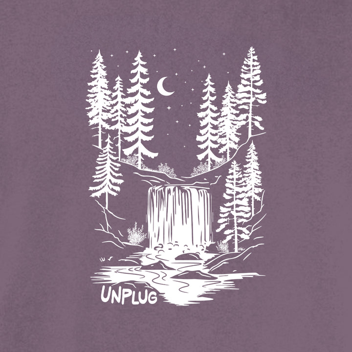 WATERFALL UNDER THE STARS Cotton T-Shirt powered by Comfort Colors®