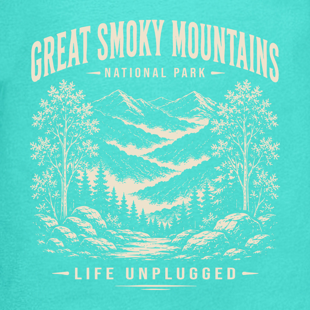GREAT SMOKY MOUNTAINS Women's Racerback Tank Top