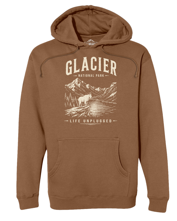 GLACIER NATIONAL PARK Heavyweight Hoodie