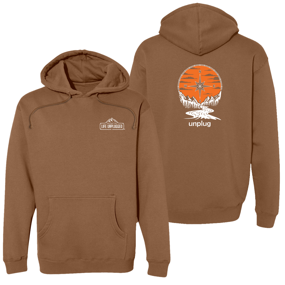 Compass Sunset Heavyweight Hoodie