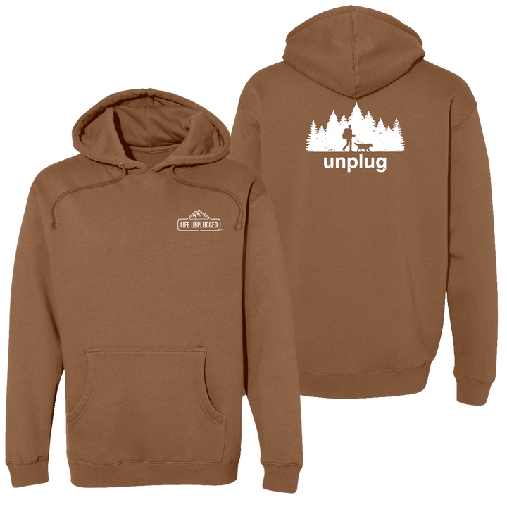 Dog Walks In The Woods Heavyweight Hoodie