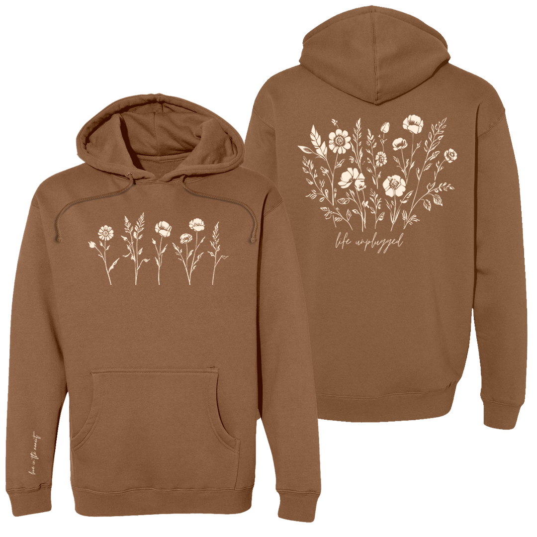 Live in the Moment Wildflower Heavyweight Hoodie