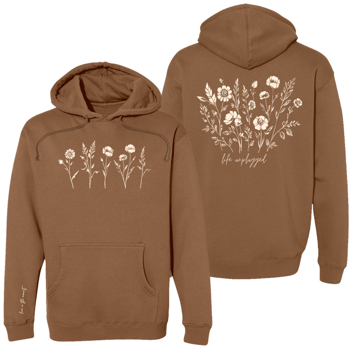 Live in the Moment Wildflower Heavyweight Hoodie