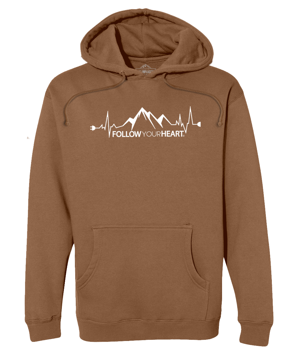 FOLLOW YOUR HEART Premium Heavyweight Hooded Sweatshirt
